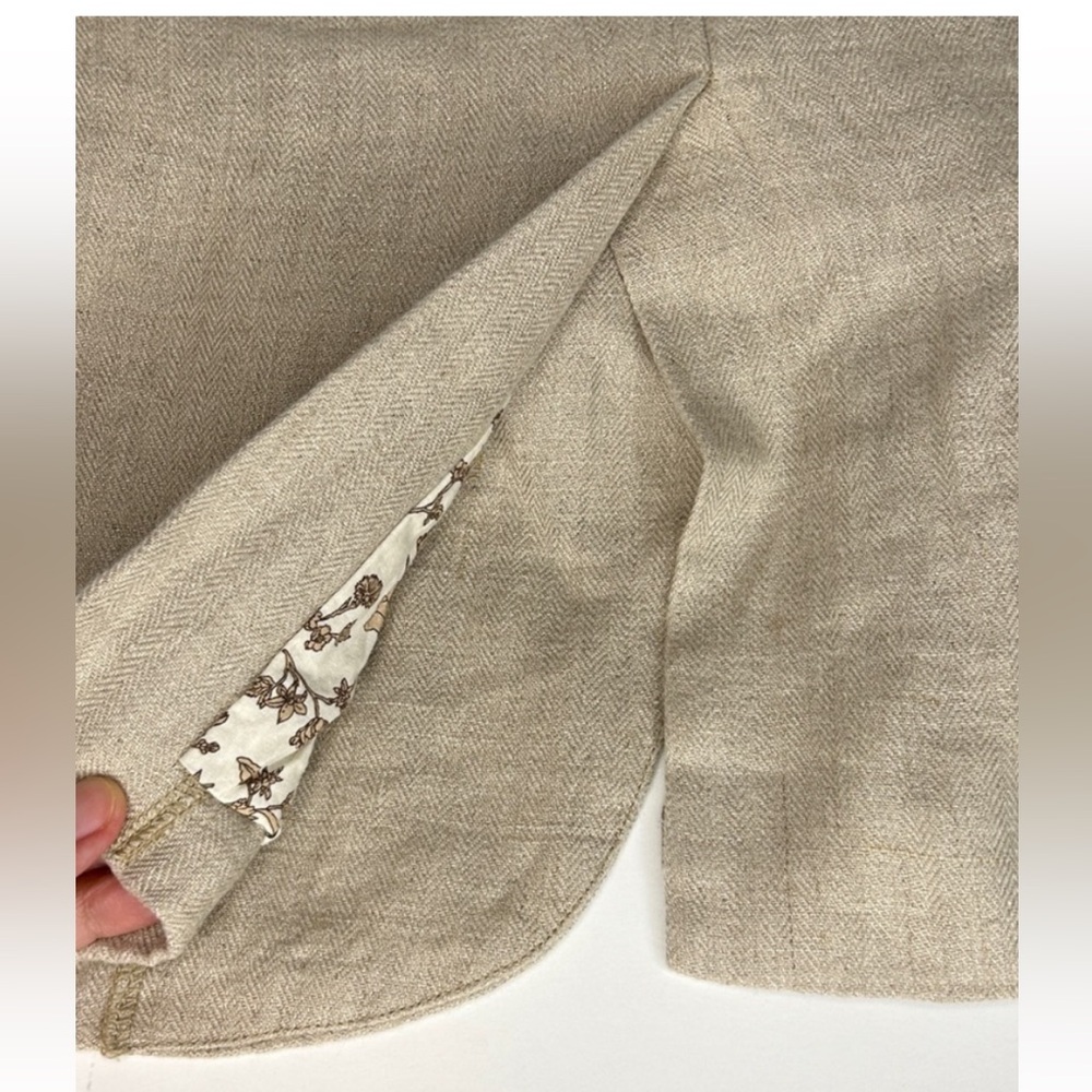Sundance Light Tan Sophia Blazer linen size S - Picture 11 of 11